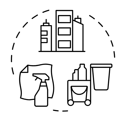 Building Cleaning Icon
